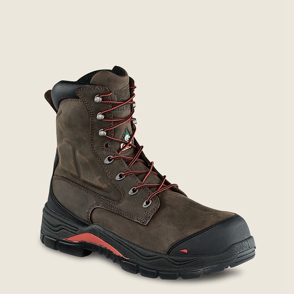 Red Wing Safety Boots King Toe® Adc - 8-Inch Insulated Waterproof Csa Toe - Mørke Grå - Herre 4190-S